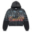 Vale Widow Graphic Zip Hoodie – Black