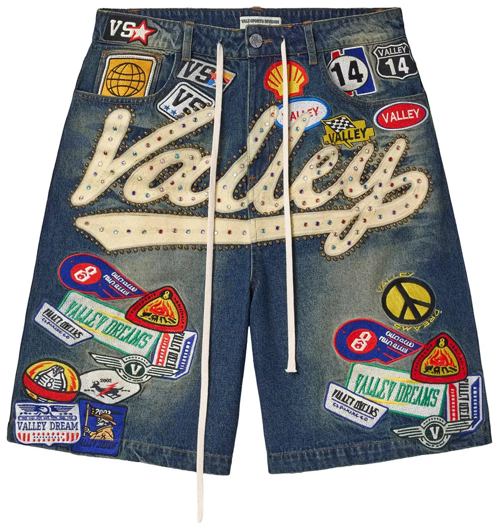 Forever 1980s Relaxed Denim Jorts – Mid Wash Main image
