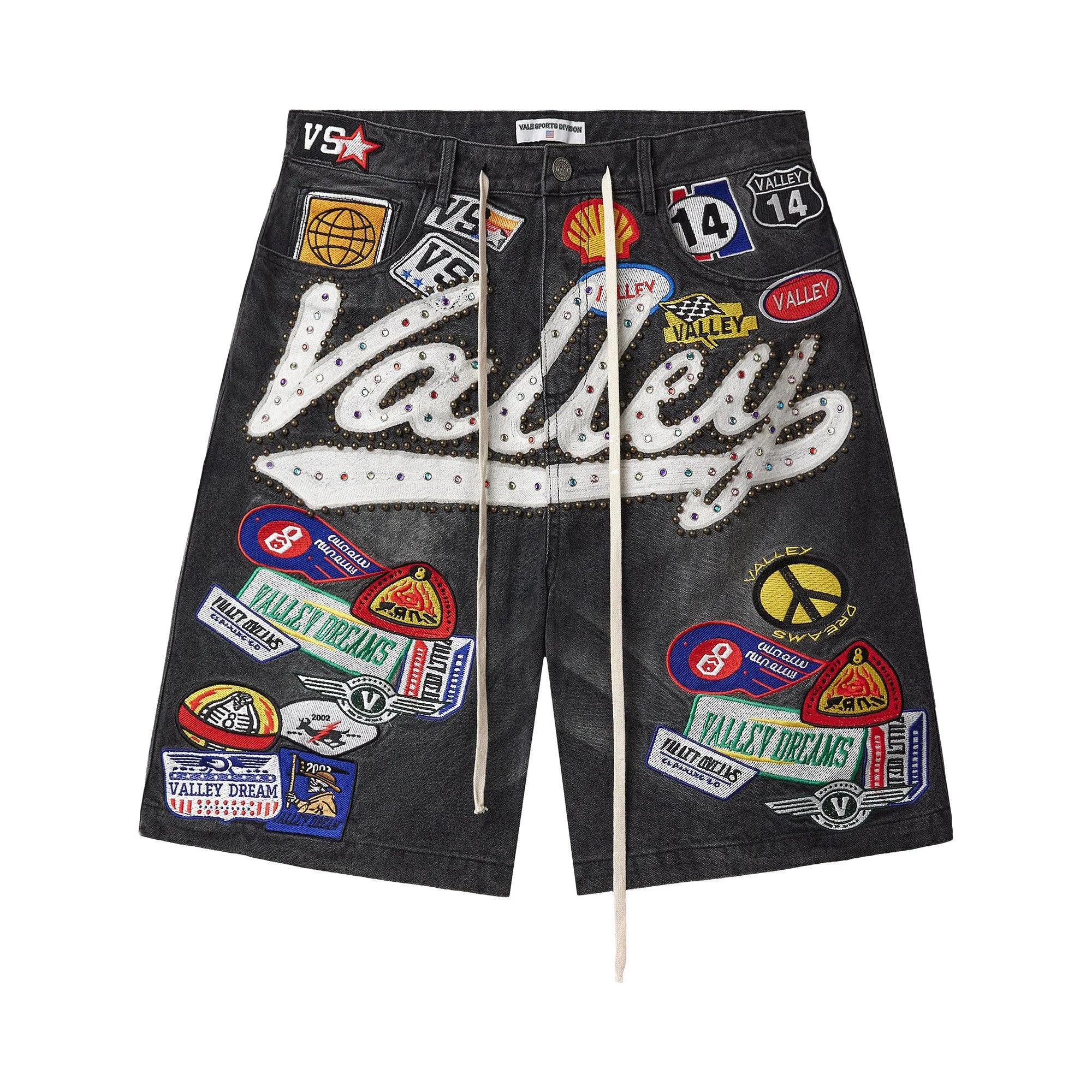 Vale Forever Black 1980s Jorts ‘Black/Wash’ Main image