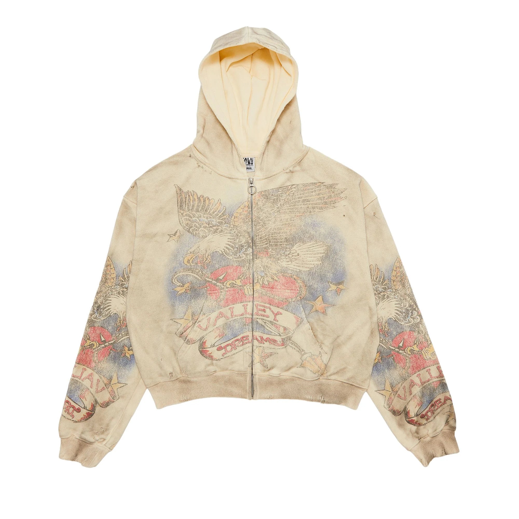 Vale Forever Nostalgia Zip Up ‘Tattered/Cream’ Main image