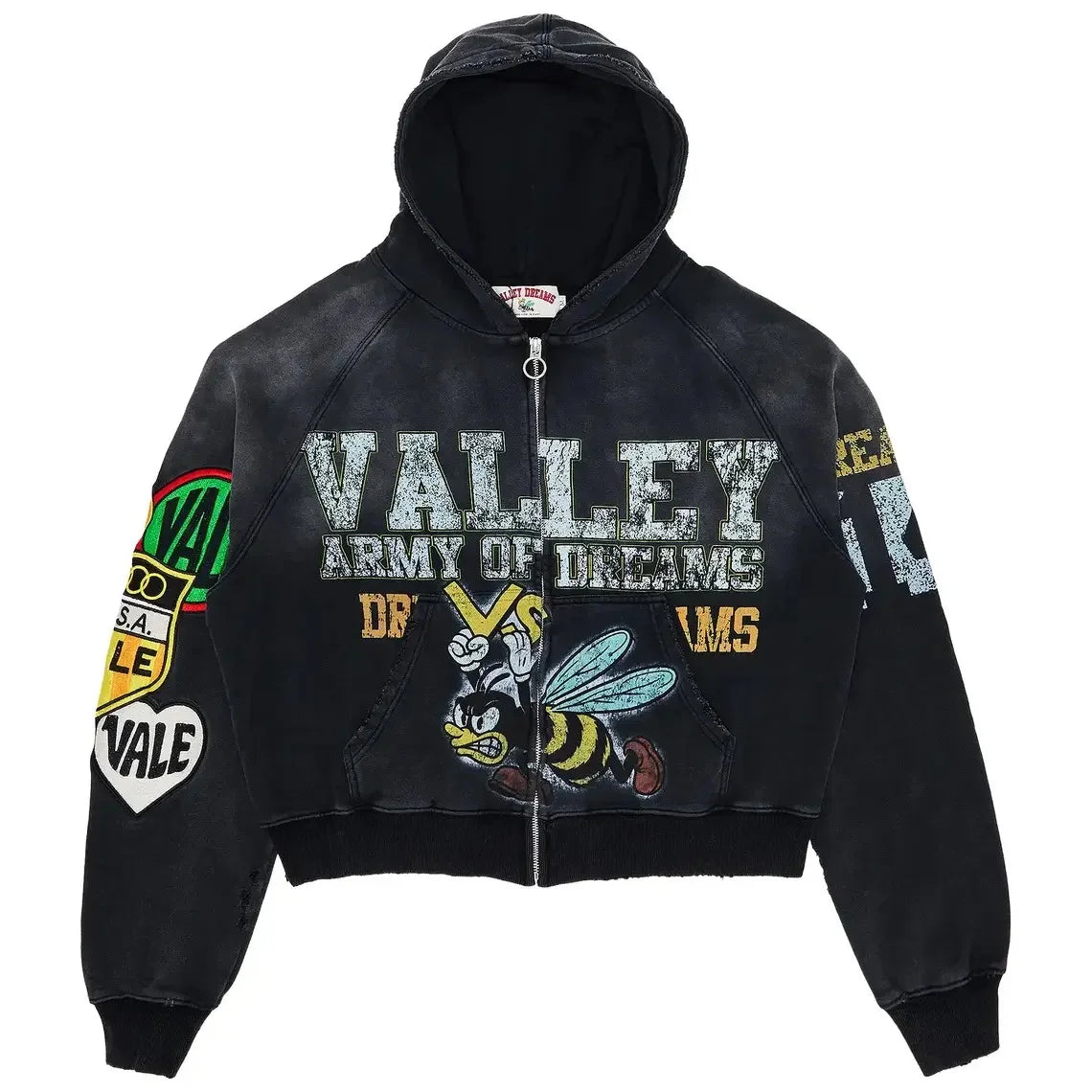 Vale Forever Army Of Dreams Zip Hoodie Black Main image