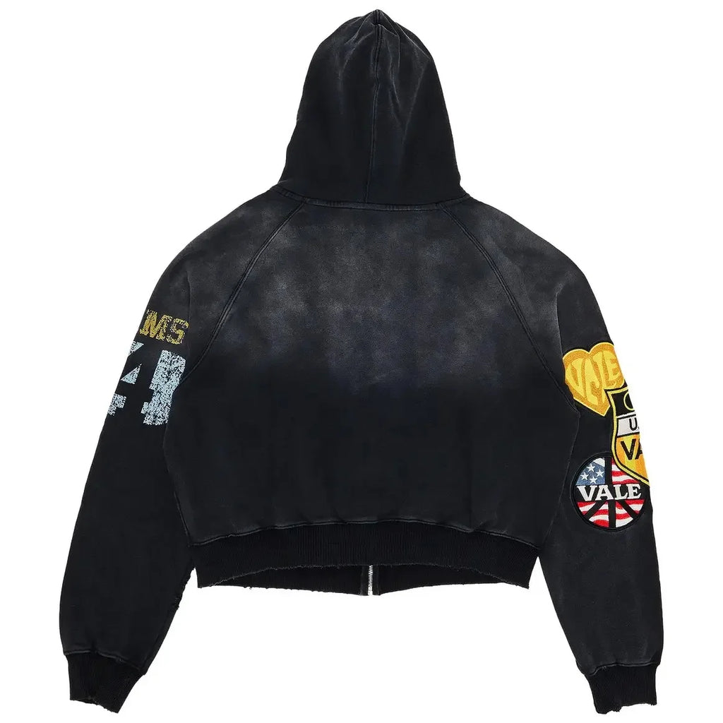 Vale Forever Army Of Dreams Zip Hoodie Black