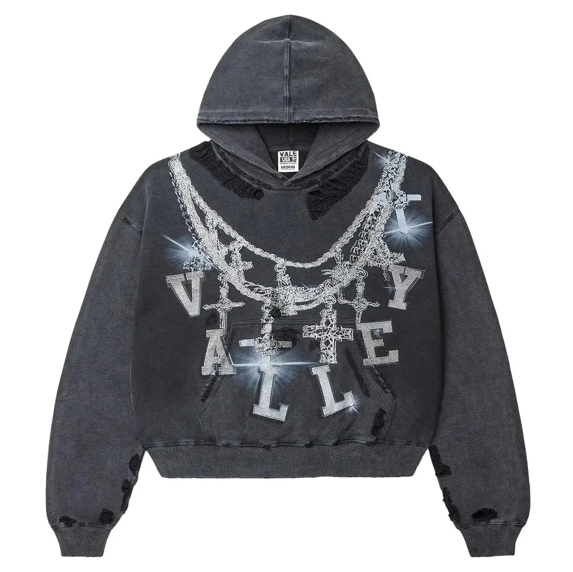 Vale Forever Big Chain Luxe Hoodie Black Main image