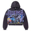 Vale Forever Raven Zip-Up Hoodie – Black/Multi