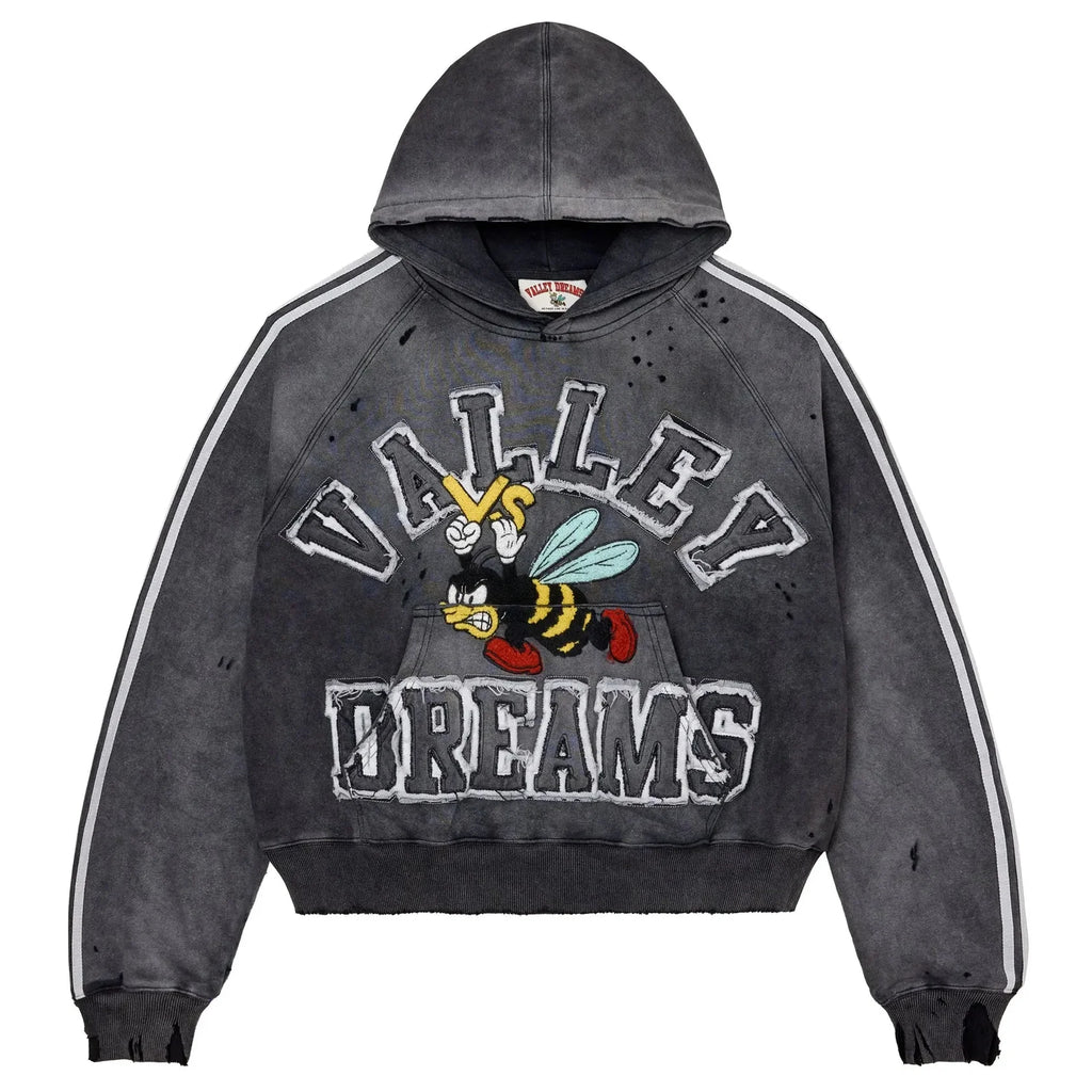 Vale Forever Valley Dreams Bee Hoodie Black