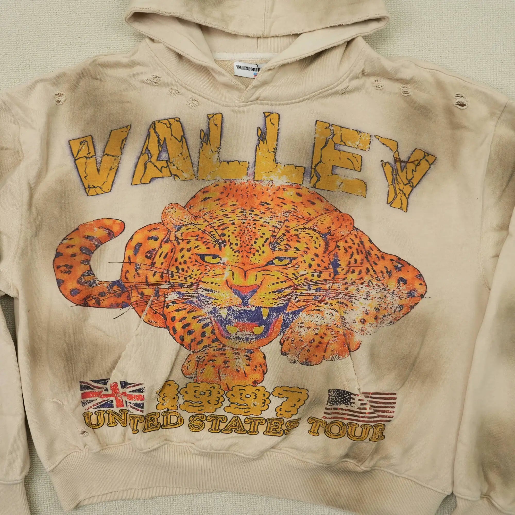 Vale Cheetah Tan Hoodie