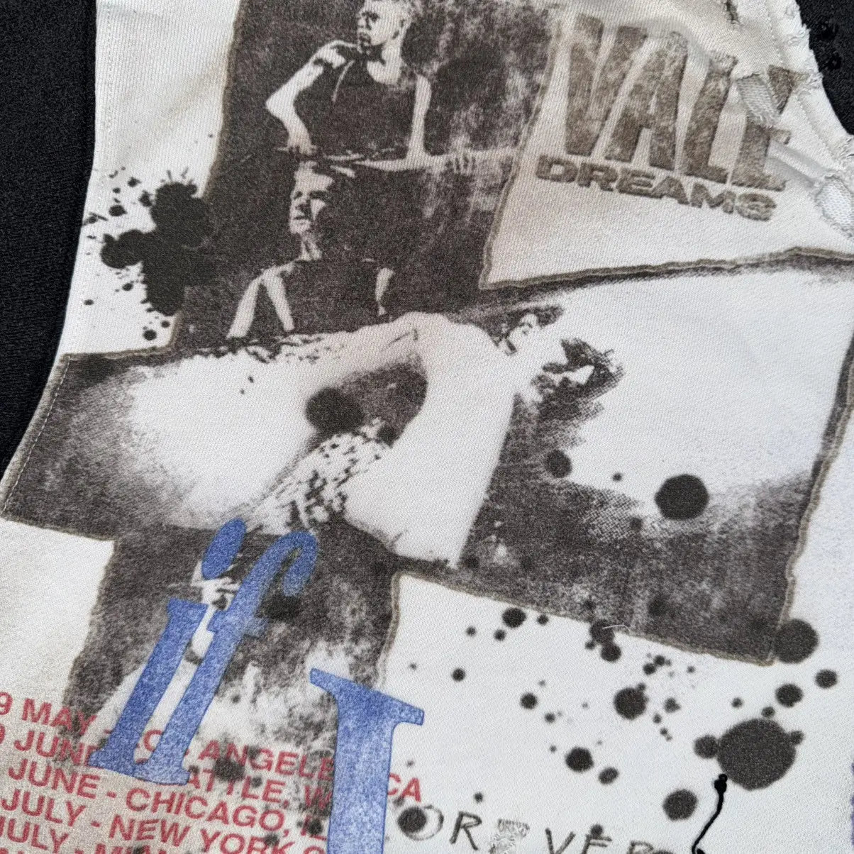Vale Collage Art Zip Hoodie