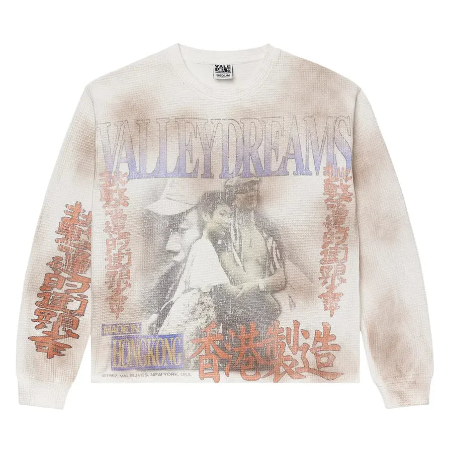 Vale Dreamscape Graphic Long-Sleeve Tee – Cream Main image