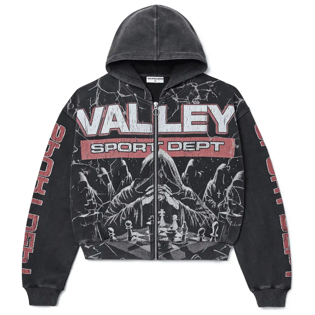 Vale Forever Mastermind Zip Hoodie – Black Main image