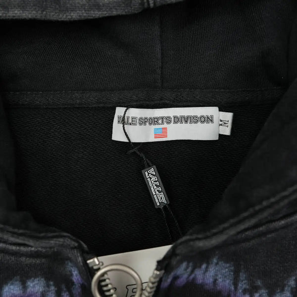 Vale Forever Raven Zip-Up Hoodie – Black/Multi