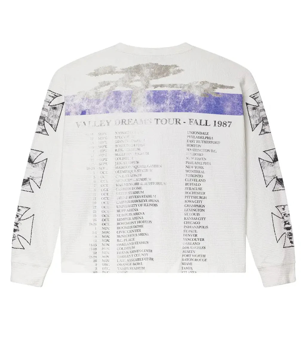 Vale Valley Slam Graphic Long-Sleeve Tee – White