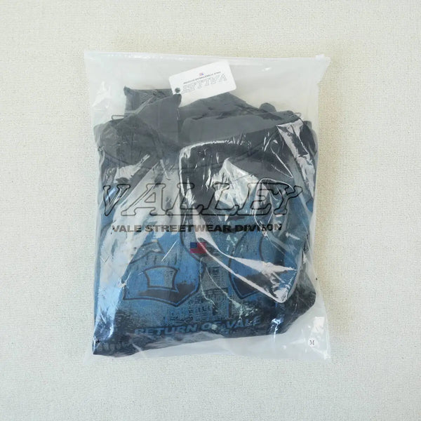 Vale Return Graphic Hoodie – Black/Blue
