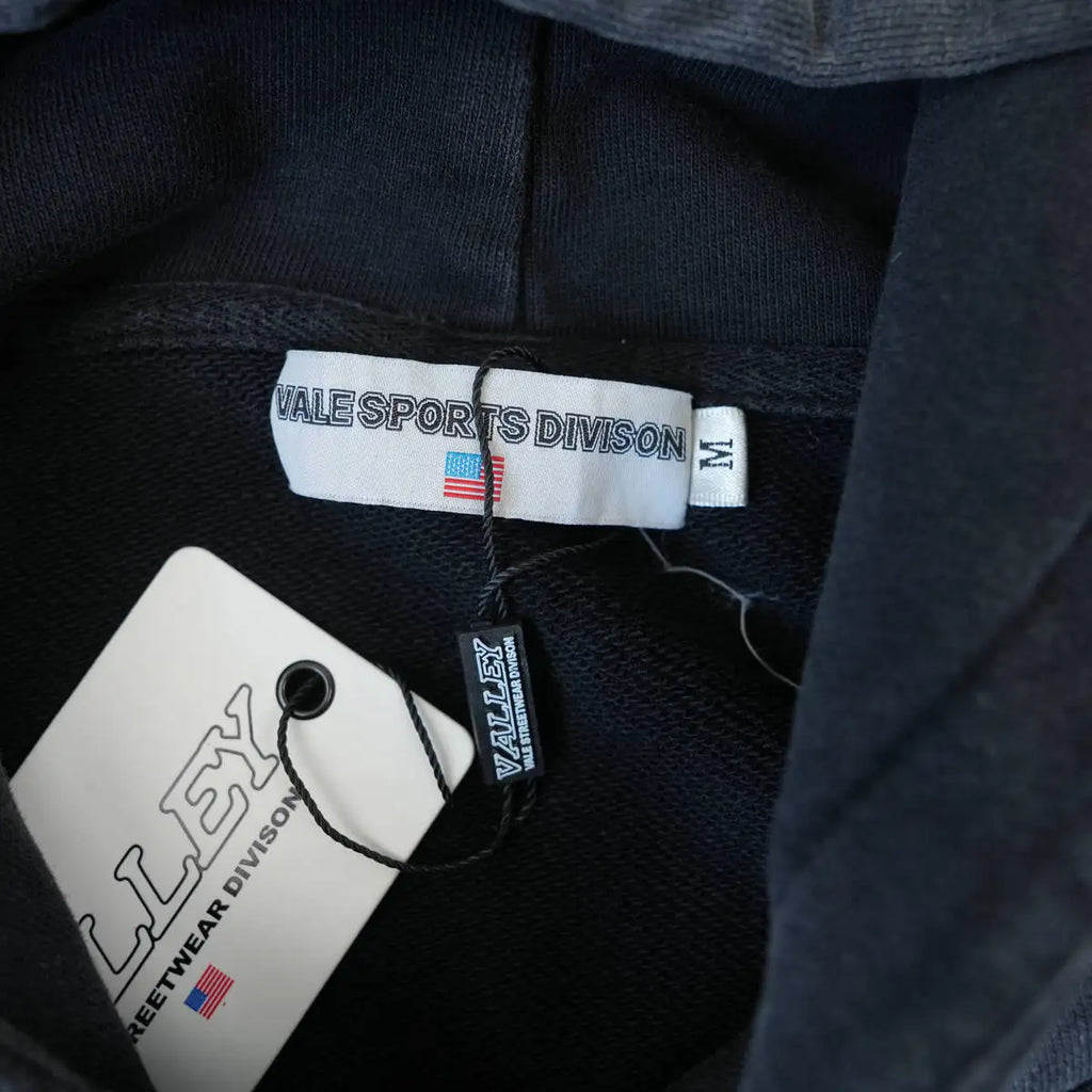 Vale Return Graphic Hoodie – Black/Blue