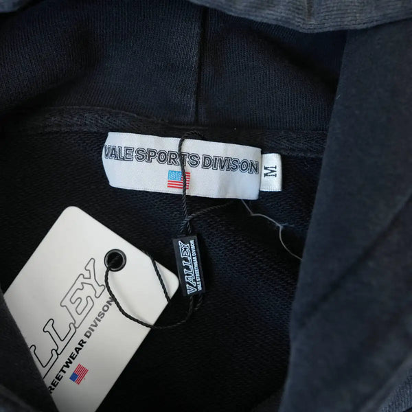 Vale Return Graphic Hoodie – Black/Blue