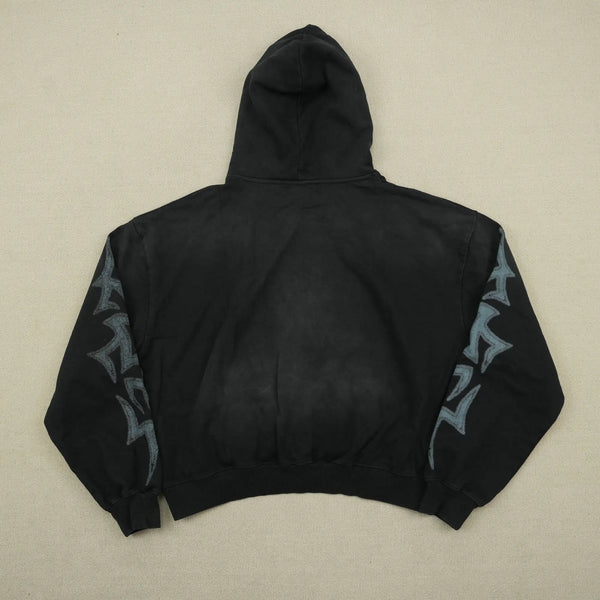 Vale Shadow Graphic Hoodie – Black