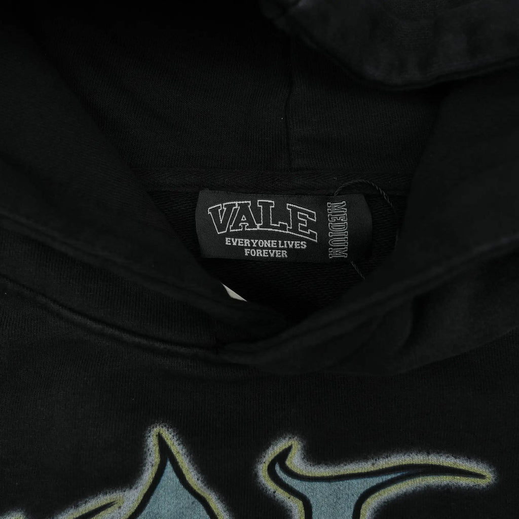 Vale Shadow Graphic Hoodie – Black