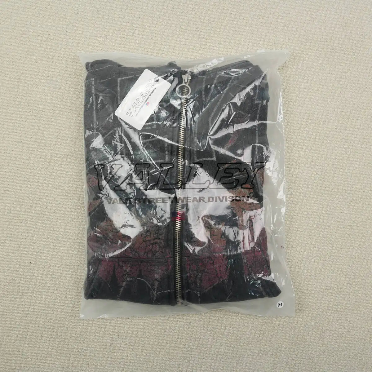 Vale Widow Graphic Zip Hoodie – Black