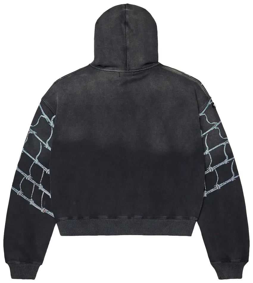 Vale Widow Graphic Zip Hoodie – Black Secondary image