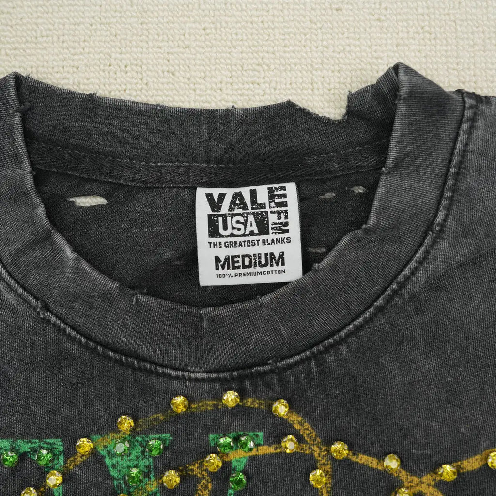 Vale Xhale Bling Graphic Tee – Black