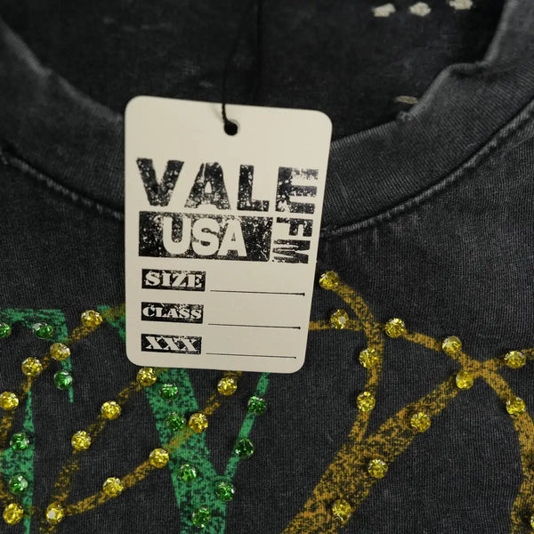Vale Xhale Bling Graphic Tee – Black