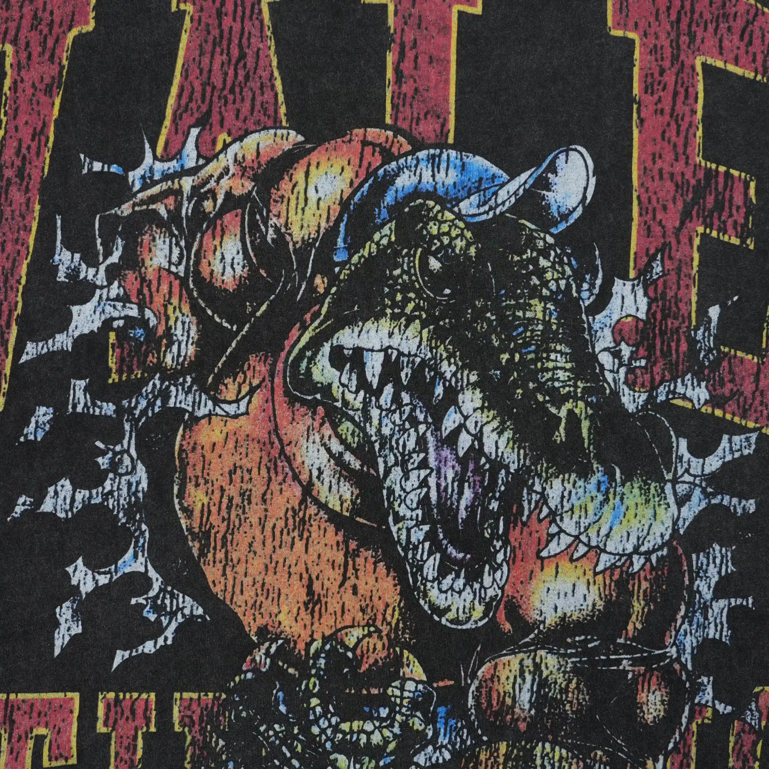 Athletic Dinosaur Tee Vintage Black