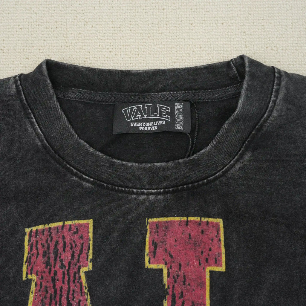Athletic Dinosaur Tee Vintage Black