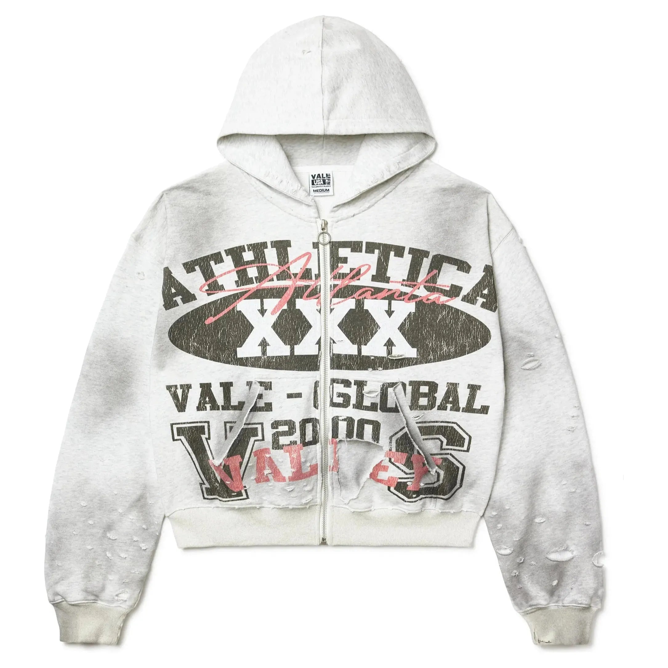 Athletica Xxx Zip Up Hoodie Grey Main image