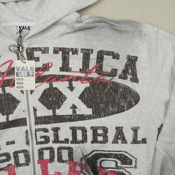 Athletica Xxx Zip Up Hoodie Grey
