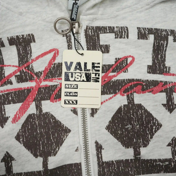 Athletica Xxx Zip Up Hoodie Grey