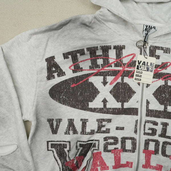 Athletica Xxx Zip Up Hoodie Grey