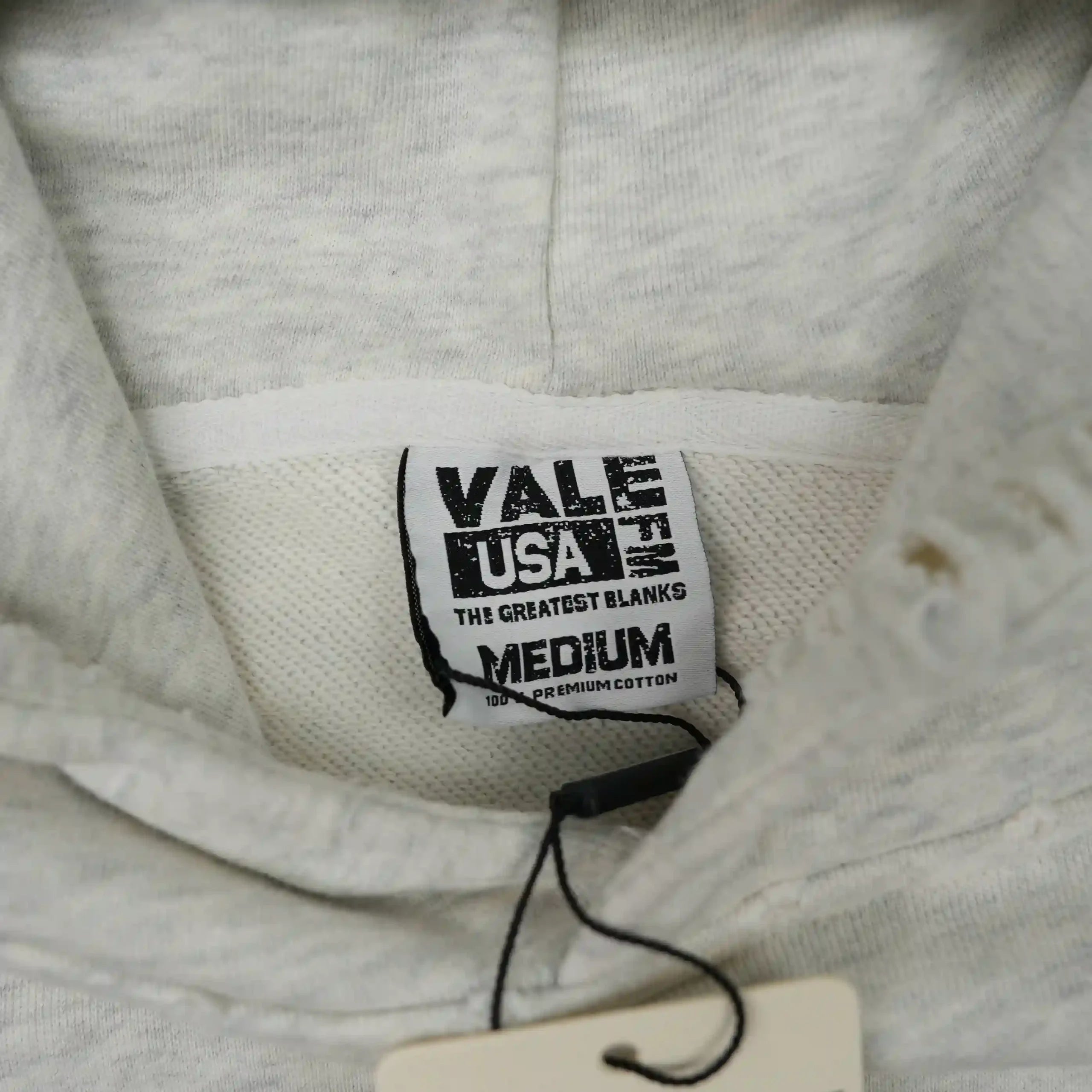 Distressed Chain Hoodie Heather Grey