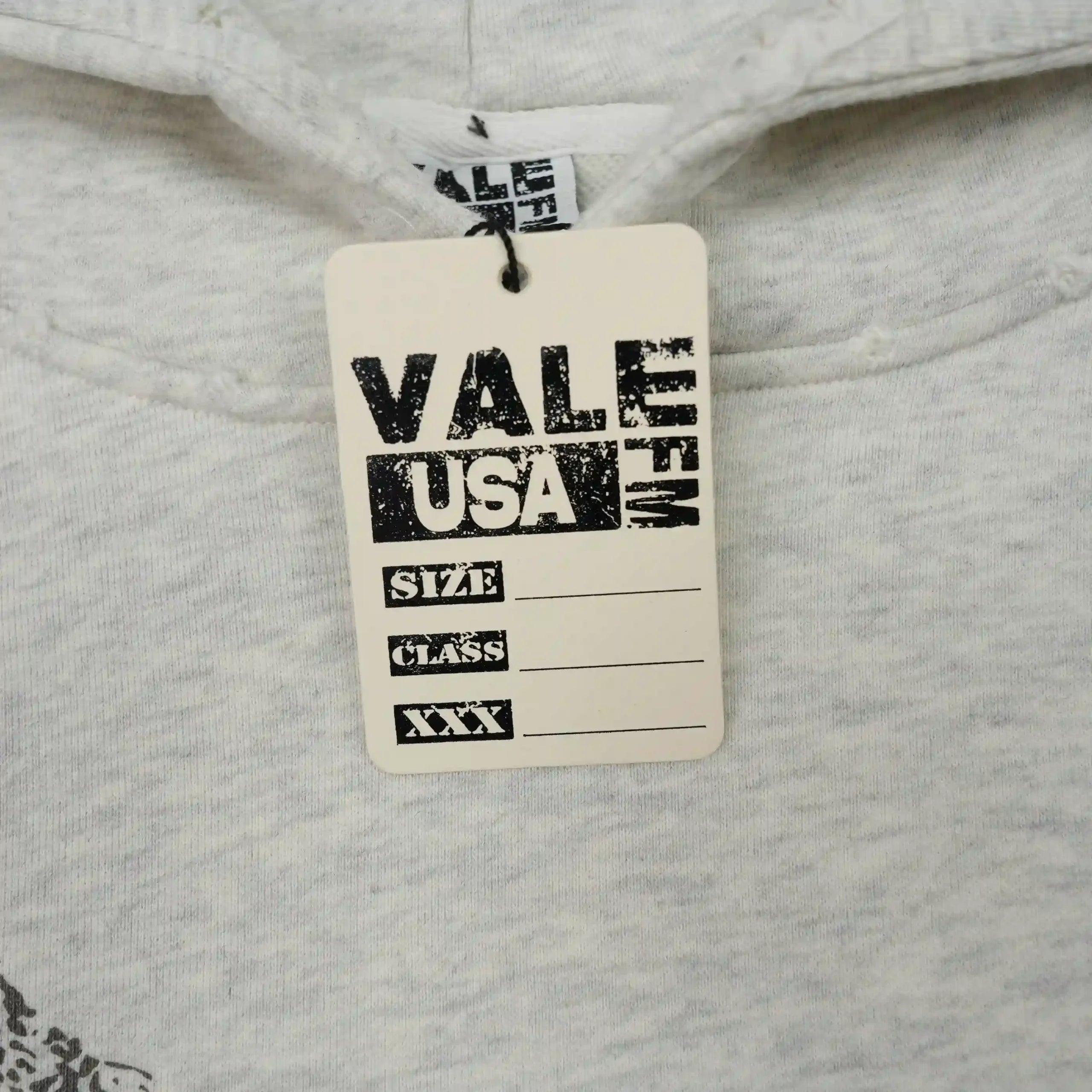 Distressed Chain Hoodie Heather Grey