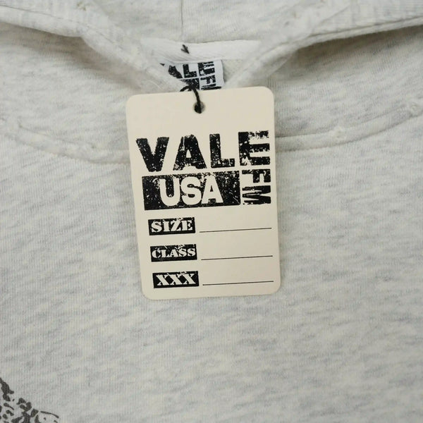 Distressed Chain Hoodie Heather Grey