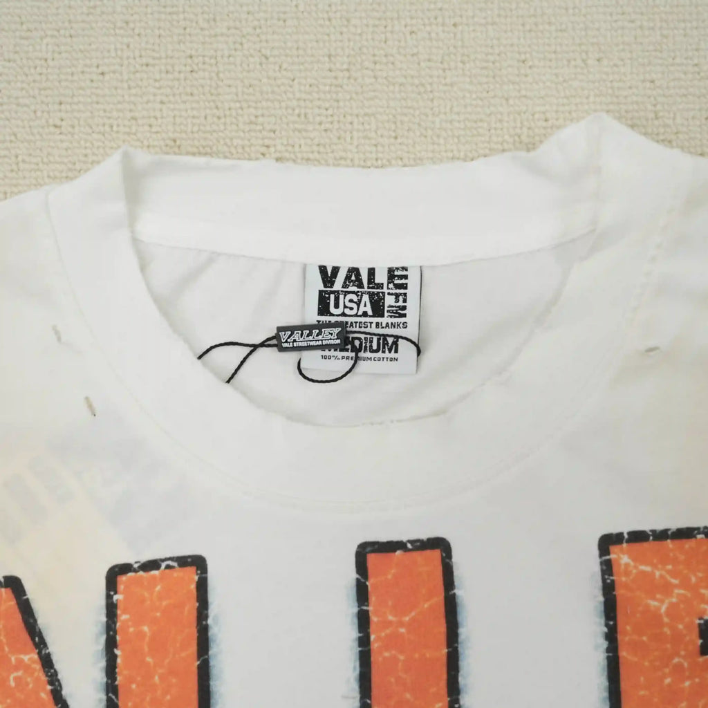 Hockey Goalie Tee Vintage White