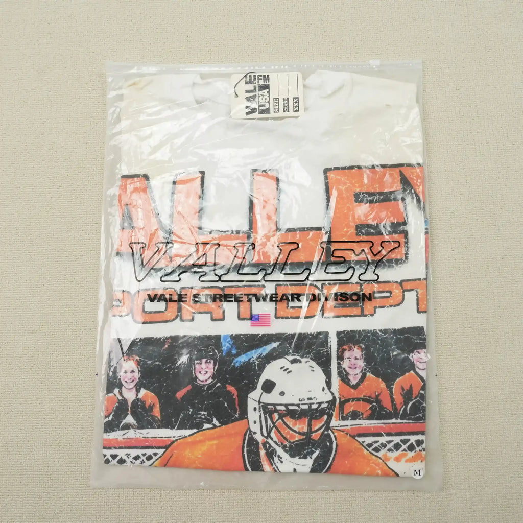 Hockey Goalie Tee Vintage White