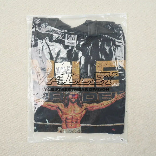 Jesus Vs Hellboy Tee Vintage Black