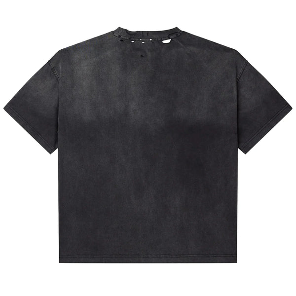 Jesus Vs Hellboy Tee Vintage Black