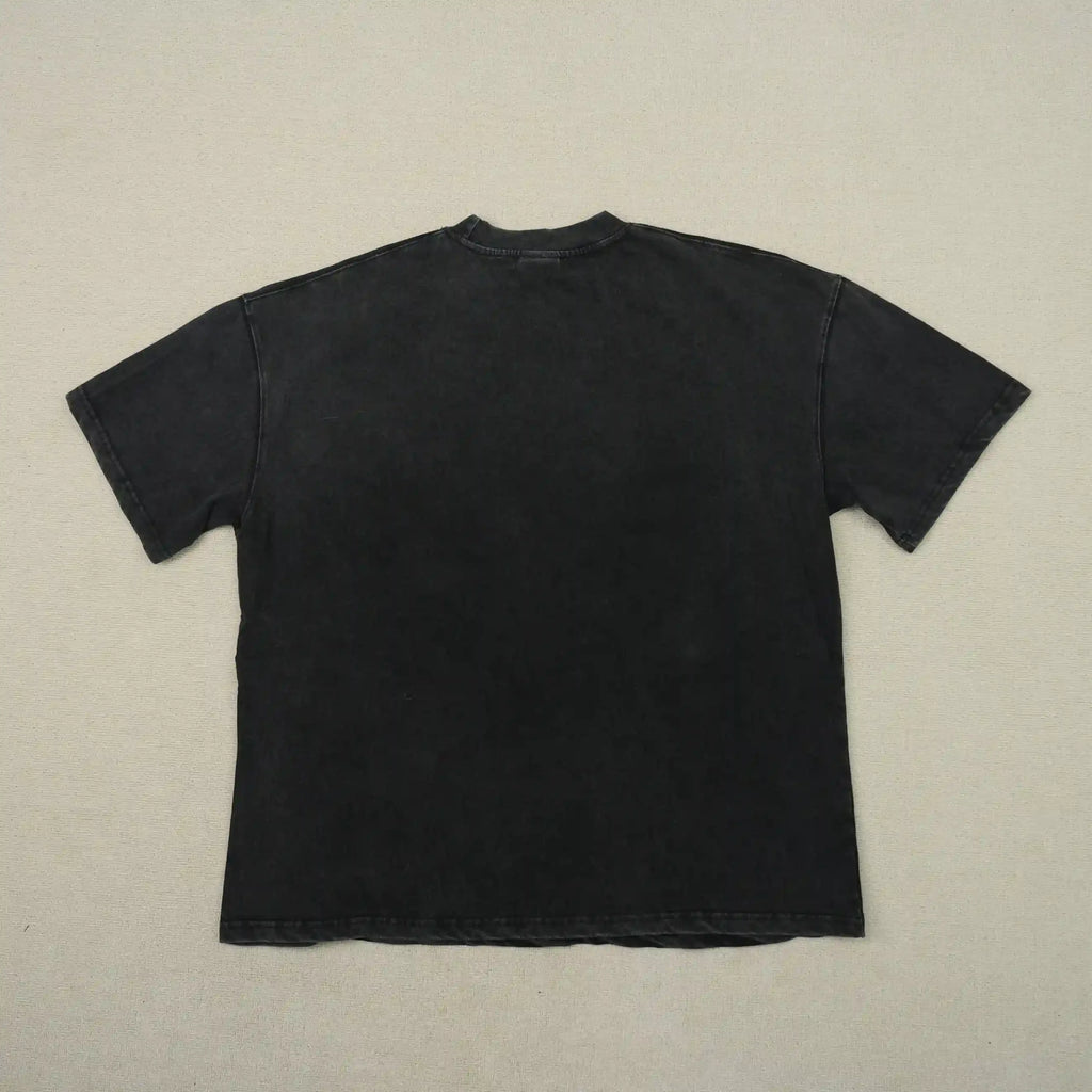 Jesus Vs Hellboy Tee Vintage Black