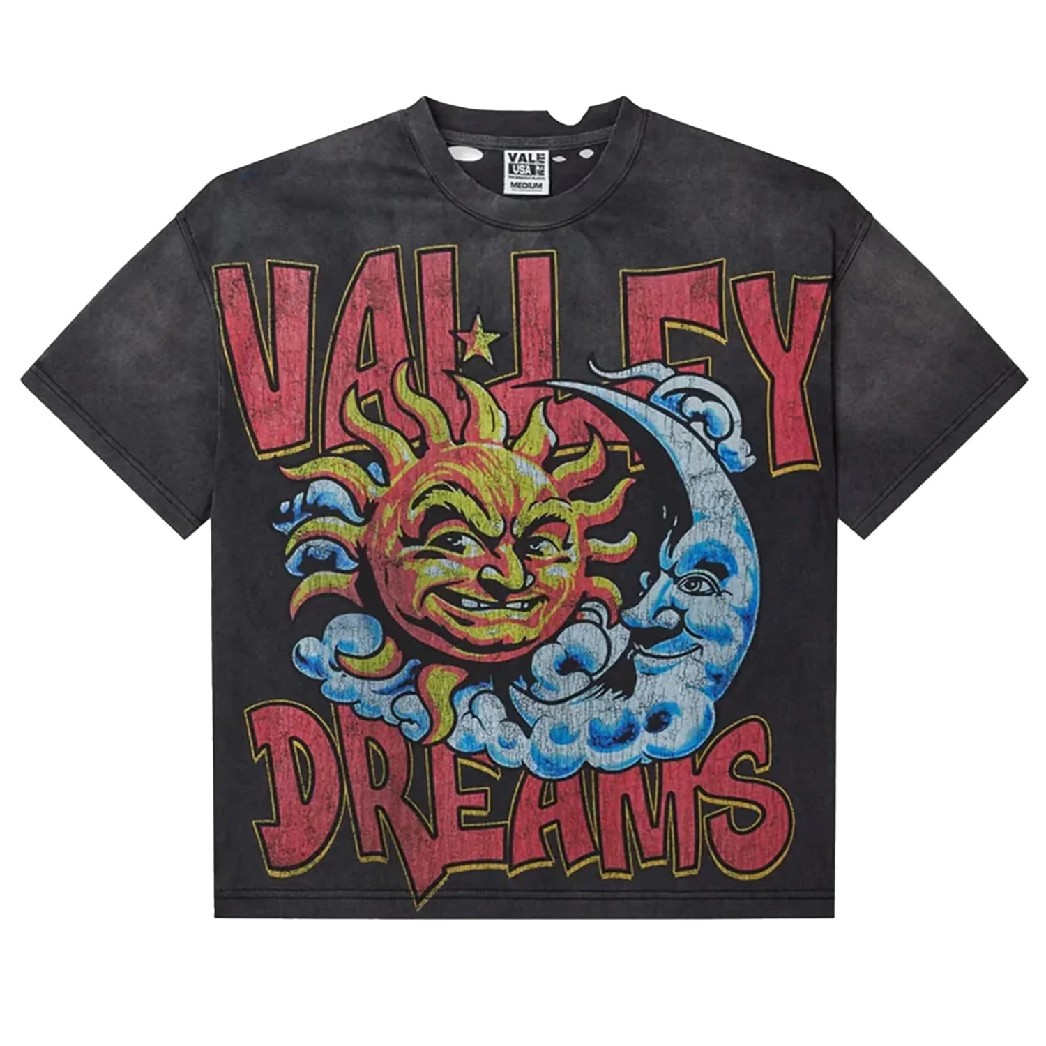 Vale Forever Thrashed Sun Tee Vintage Black Main image