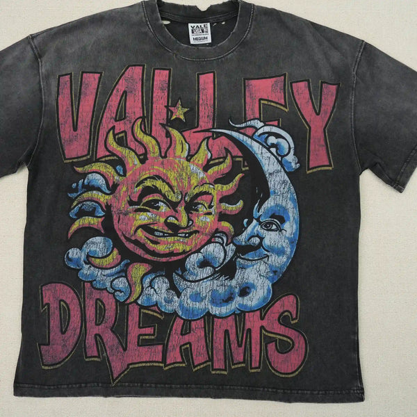 Vale Forever Thrashed Sun Tee Vintage Black