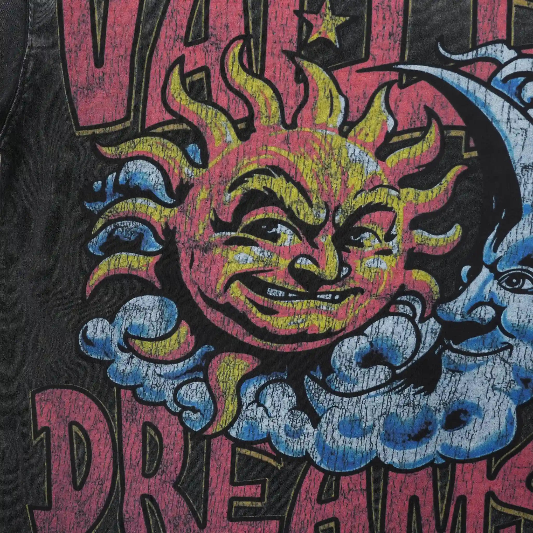 Vale Forever Thrashed Sun Tee Vintage Black