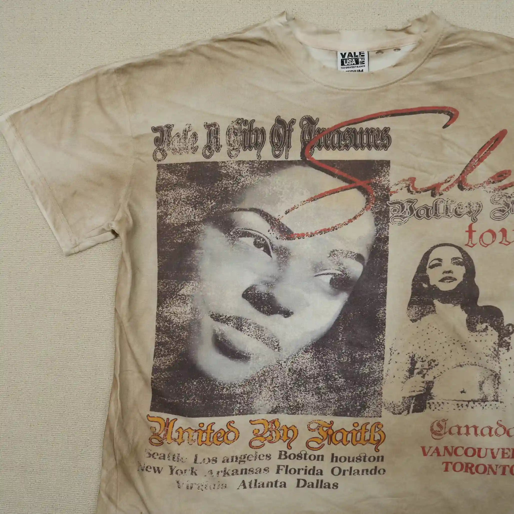 Vale Forever Valley Tour Tee Sade Cream